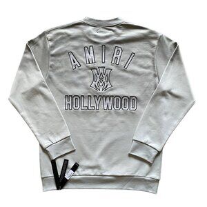 AMIRI MEN'S COTTON CASUAL SWEATERS GRAY COLOR XLARGE SIZE